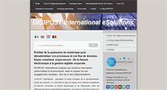 Desktop Screenshot of digipostinternational.com